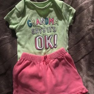 NB Baby Girl Clothing Set